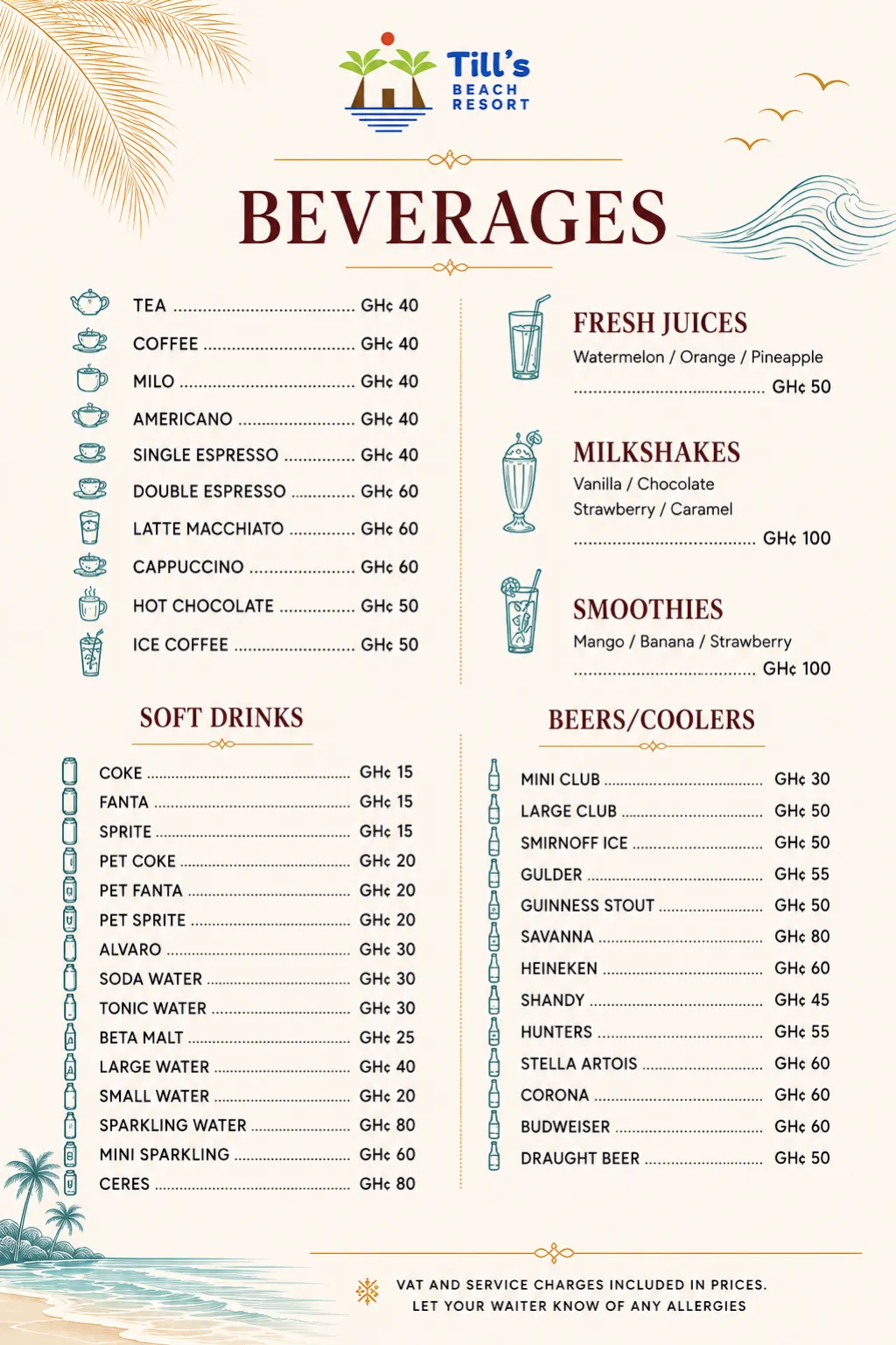 Food menu page 7 of 12