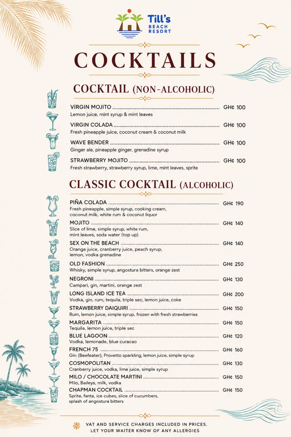 Food menu page 8 of 12