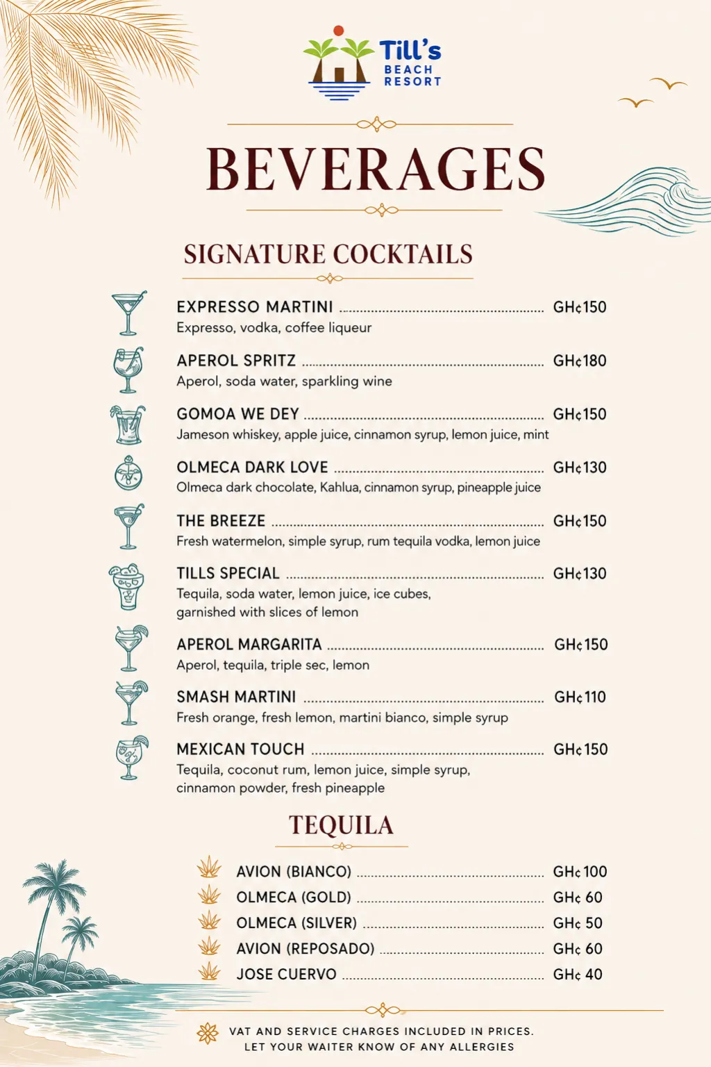 Food menu page 9 of 12